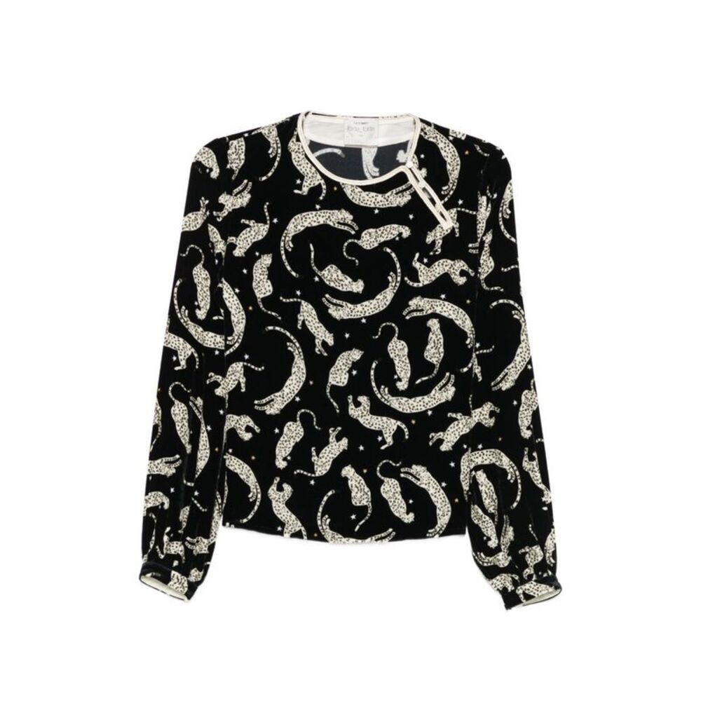 Forte Forte Women Printed Velvet Blouse